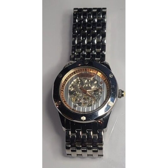 Marc Ecko e35000g1 Automatic Sphere Mechanical Machine Watch Visible Movement - Picture 10 of 13